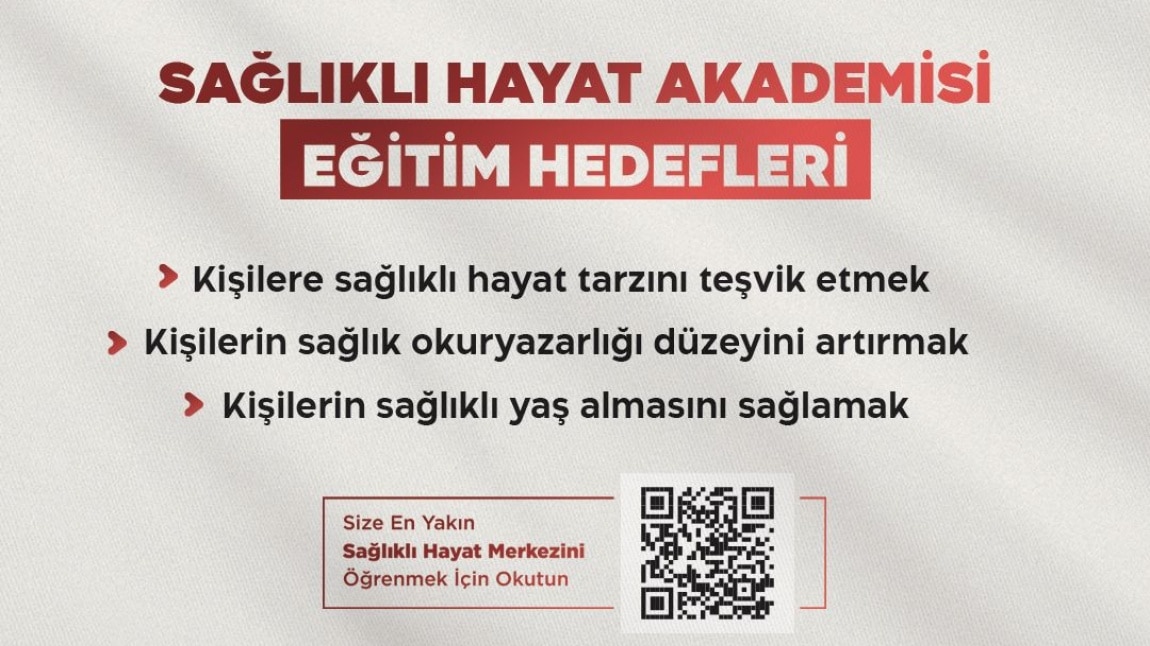 Sağlıklı Hayat Akademisi (Saha) Projesi